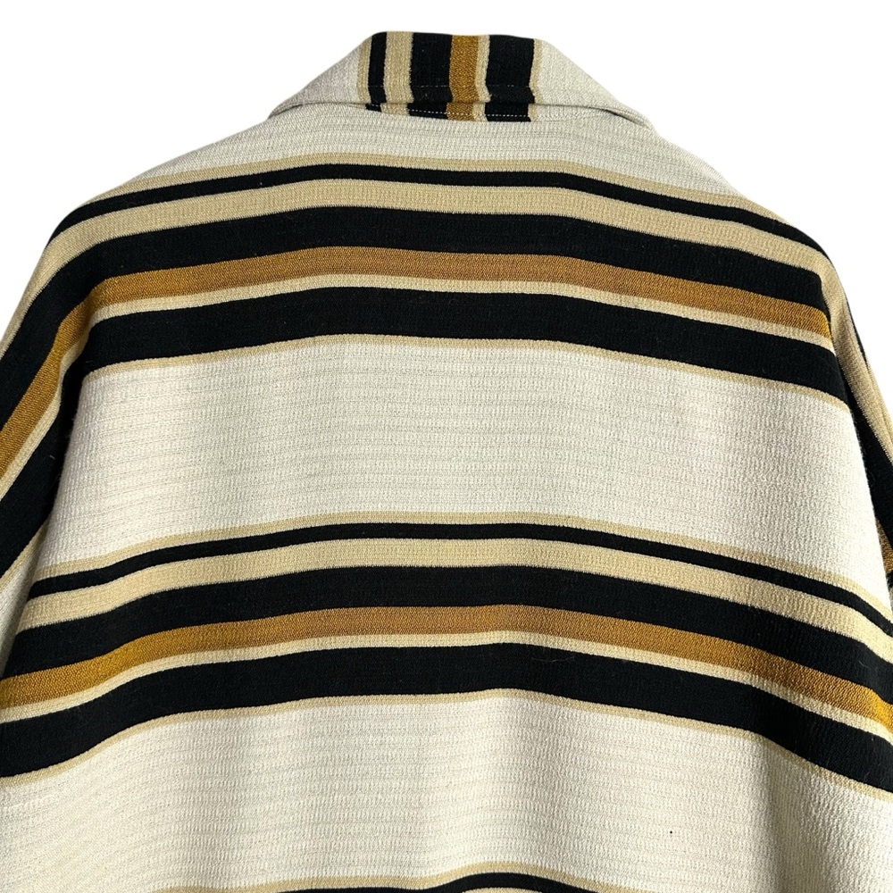 Anthropologie THE ODELLS Striped Cocoon Jacket Coatigan Oversized Size Small - Picture 8 of 15